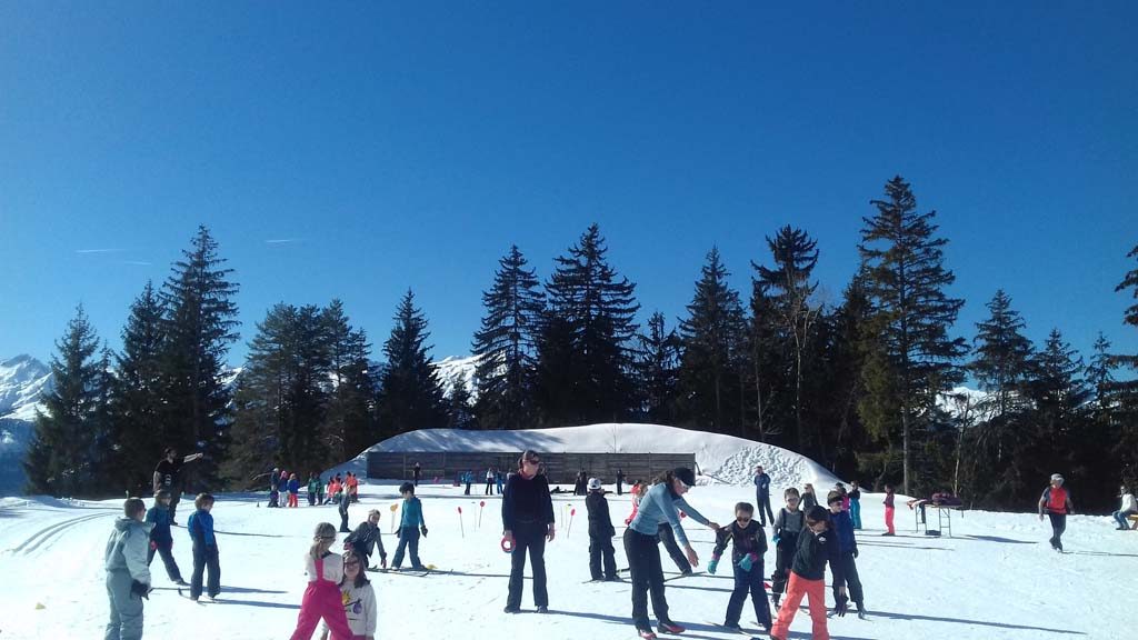 Cours de ski de fond scolaires