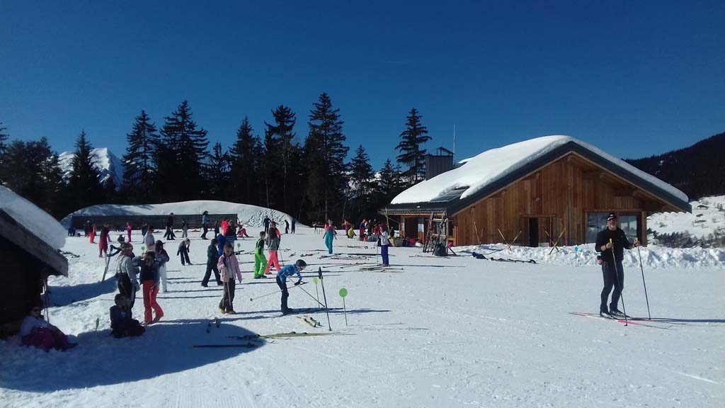 Cours de ski de fond scolaires